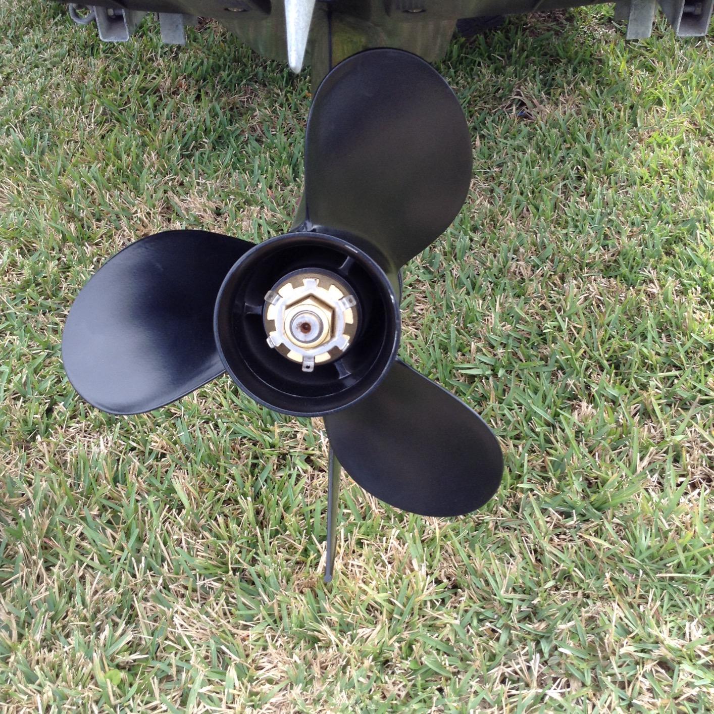 FEIDKS 10.1x14 4-Blade Boat Propeller For Mercury 25-70HP Outboard Engines - Aluminum Replacement