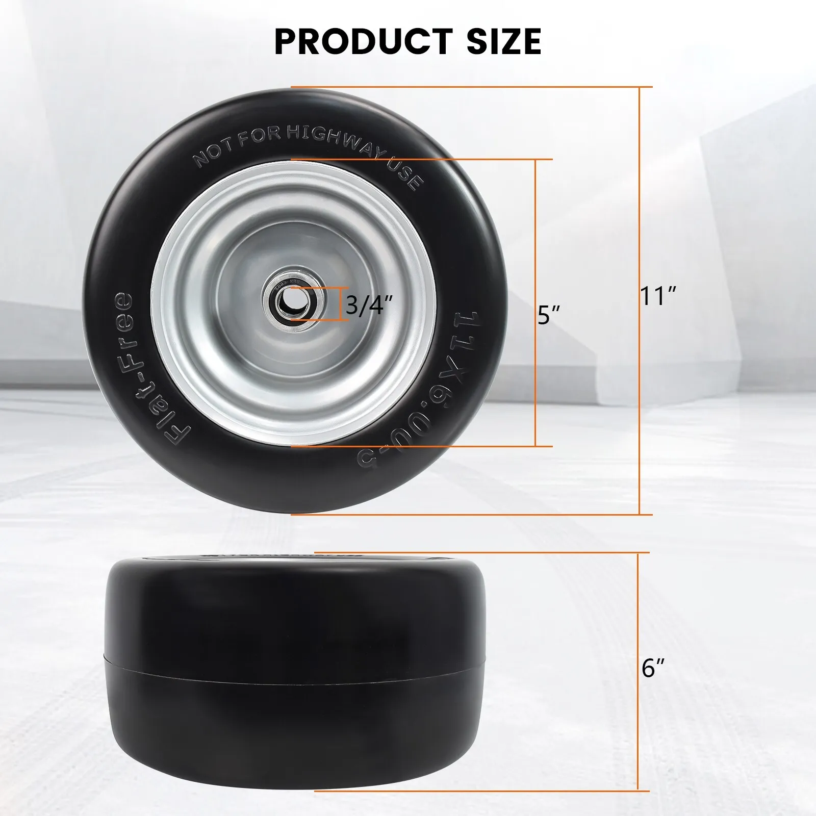 11 6 5 Flat Free Tire Specification 11 6 5 Flat Free Tire Specification