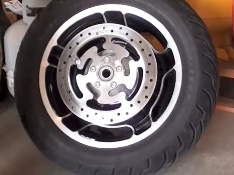 Install The New 130 90x16 Tire
