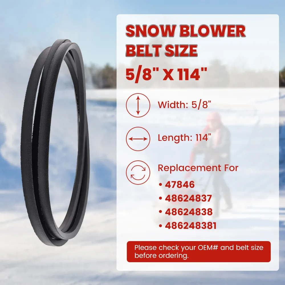 47846 Snowblower Belt Size