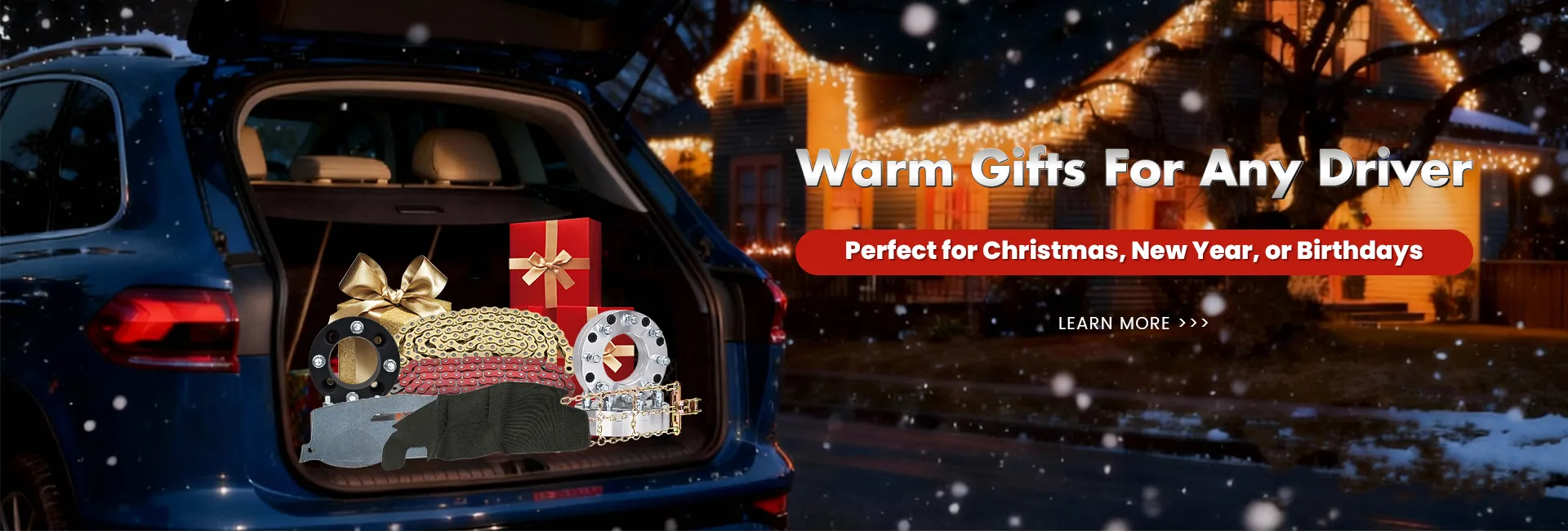 Auto Parts Banner Thanks Giving Day Promotion