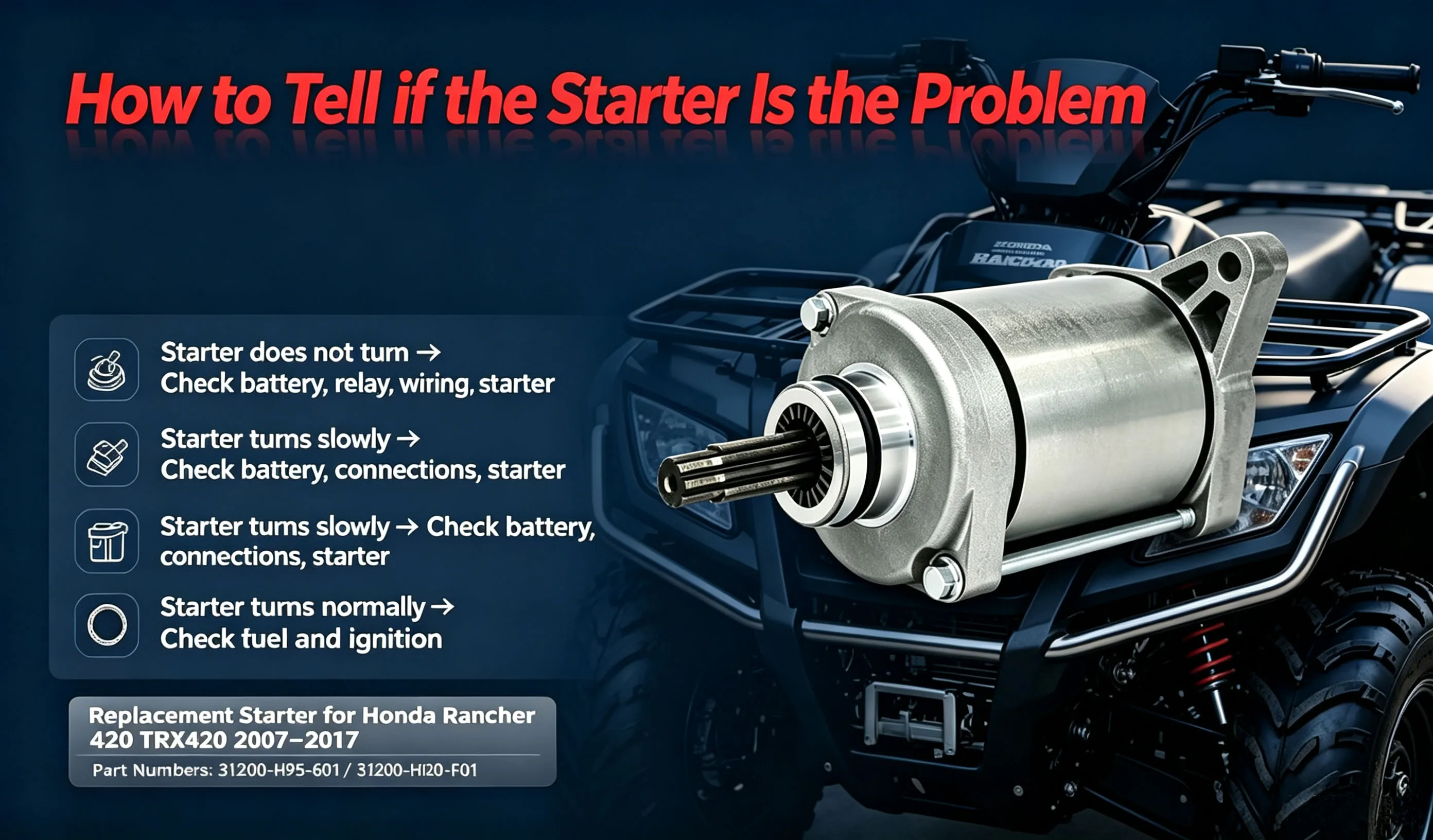How to Tell if the Starter Is the Problem How to Tell if the Starter Is the Problem