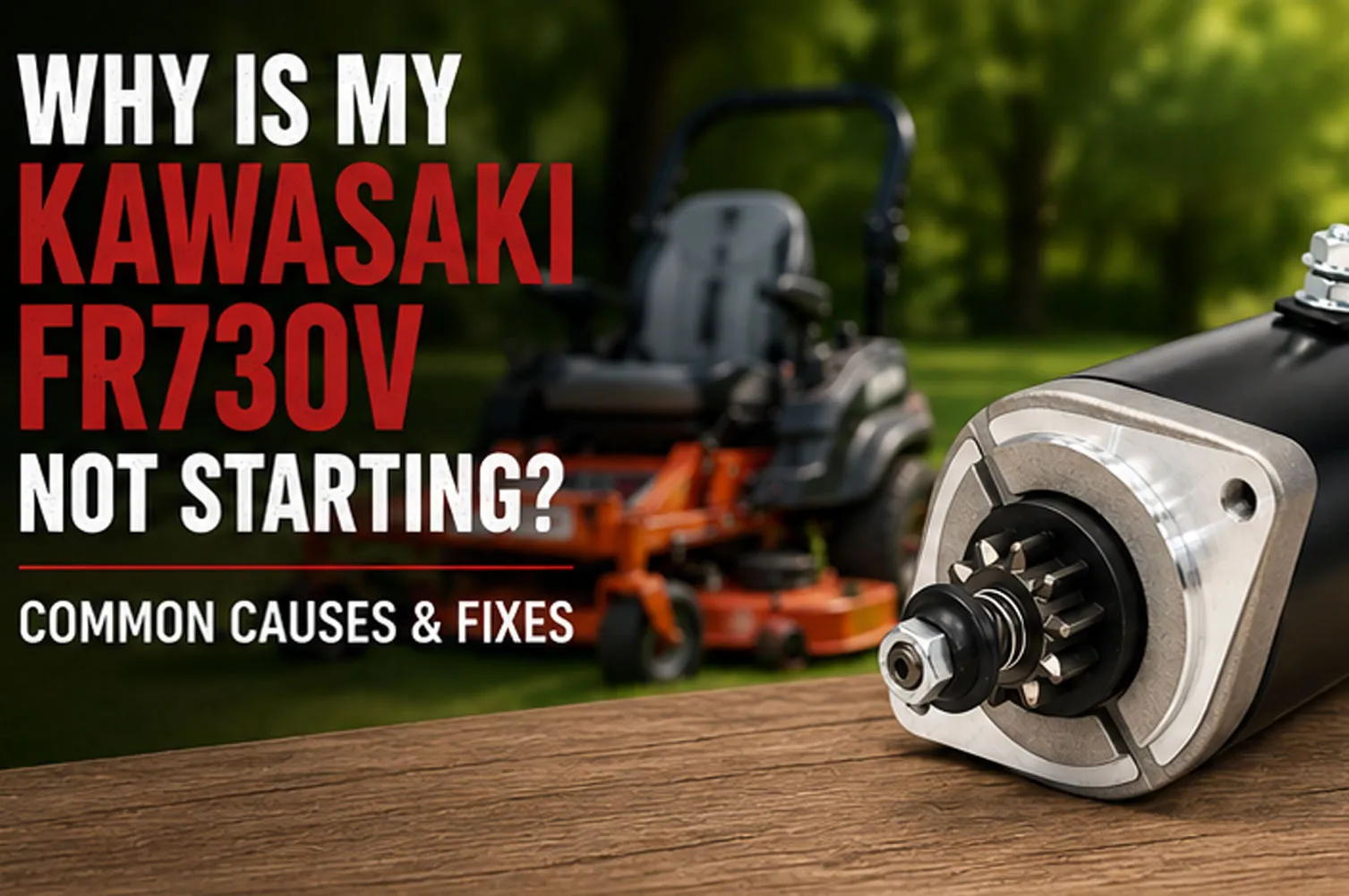 Why Is My Kawasaki FR730V Not Starting?