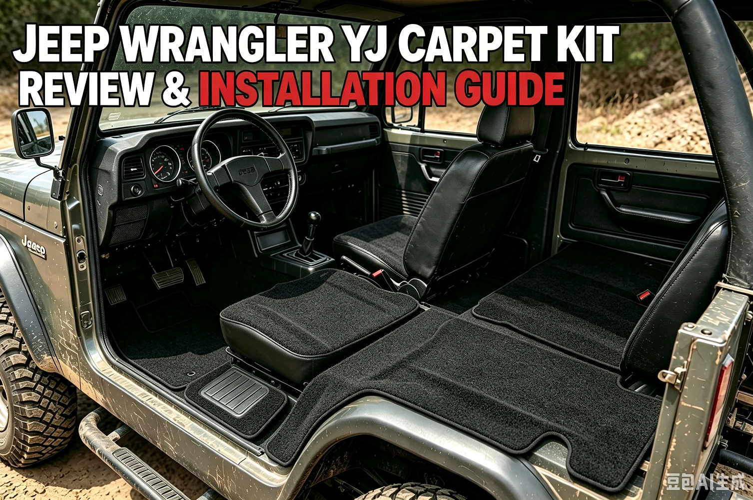Jeep Wrangler YJ Carpet Kit Review & Installation Guide (1987-1995)