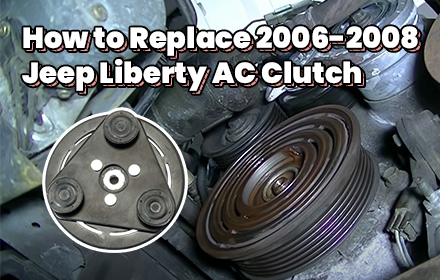 Fast and Easy AC Repairs:How to Replace 2006 2007 2008 Jeep Liberty AC Clutch Replacement