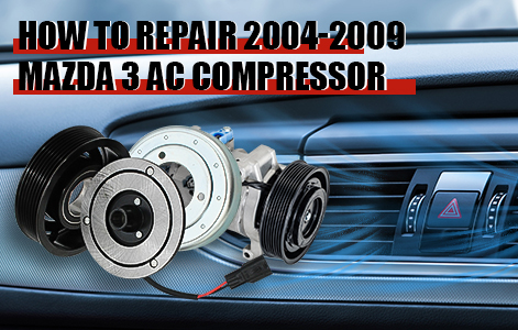 How To Repair : 2004-2009 Mazda 3 AC Compressor and Clutch Failure Cost Replacement