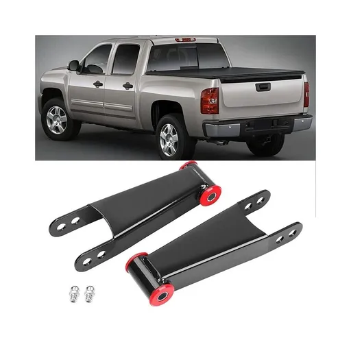 Ford F150 Suspension Kit 2-3 Inch Adjustable Lowering Shackle Kit For 2004-2014 Ford F-150 (Rear, Models With 3" Wide Leaf Springs) 2-3 Inch Lowering Shackles - Foto 7