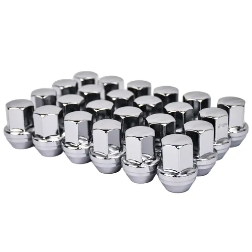 14x1.5 Chrome Lug Nuts For Chevy Express Silverado 1500 Tahoe 24pcs