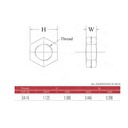 3/4 x 3/4-16 Economy 4 Link Rod End Kit With 3/4 Steel Cone Spacers & Bungs .120 Wall Heim Joint Rod End