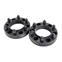 6x139.7 Wheel Spacers 1.25 inch Hubcentric 6x5.5 106mm Hub Bore M12x1.5 Studs For Toyota Tundra 4Runner Tacoma Black 4pcs