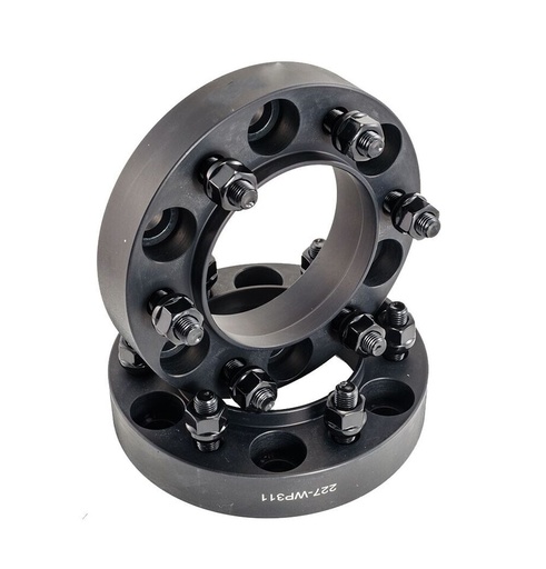 6x139.7 Wheel Spacers 1.25 inch Hubcentric 6x5.5 106mm Hub Bore M12x1.5 Studs For Toyota Tundra 4Runner Tacoma Black 4pcs