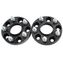 20mm 5x4.5 Hub Centric Wheel Spacers Adapters For Hyundai Mazda Black 4pcs