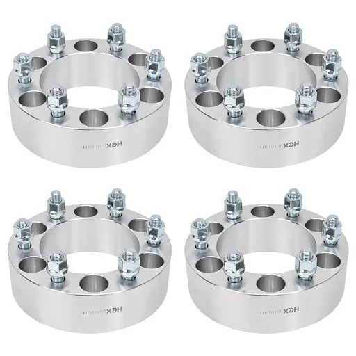 6x5.5 Wheel Spacers 2 inch 108mm Hub Bore M12x1.5 Studs For Toyota Tacoma 4Runner Tundra 4pcs