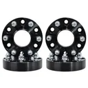 6x5.5 Wheel Spacers 6x139.7 1.5 inch Hubcentric 78.1mm Hub Bore M14x1.5 Studs For Chevy Silverado GMC Sierra Black 4pcs