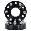 6x5.5 Wheel Spacers 6x139.7 1.5 inch Hubcentric 78.1mm Hub Bore M14x1.5 Studs For Chevy Silverado GMC Sierra Black 4pcs