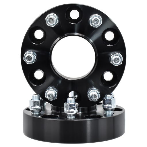 6x5.5 Wheel Spacers 6x139.7 1.5 inch Hubcentric 78.1mm Hub Bore M14x1.5 Studs For Chevy Silverado GMC Sierra Black 4pcs