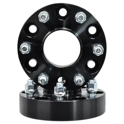 6x5.5 Wheel Spacers 6x139.7 1.5 inch Hubcentric 78.1mm Hub Bore M14x1.5 Studs For Chevy Silverado GMC Sierra Black 4pcs