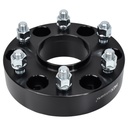 6x5.5 Wheel Spacers 6x139.7 1.5 inch Hubcentric 78.1mm Hub Bore M14x1.5 Studs For Chevy Silverado GMC Sierra Black 4pcs