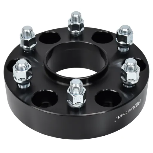6x5.5 Wheel Spacers 6x139.7 1.5 inch Hubcentric 78.1mm Hub Bore M14x1.5 Studs For Chevy Silverado GMC Sierra Black 4pcs