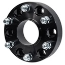 6x5.5 Wheel Spacers 6x139.7 1.5 inch Hubcentric 78.1mm Hub Bore M14x1.5 Studs For Chevy Silverado GMC Sierra Black 4pcs