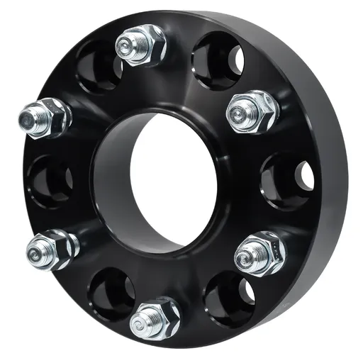 6x5.5 Wheel Spacers 6x139.7 1.5 inch Hubcentric 78.1mm Hub Bore M14x1.5 Studs For Chevy Silverado GMC Sierra Black 4pcs