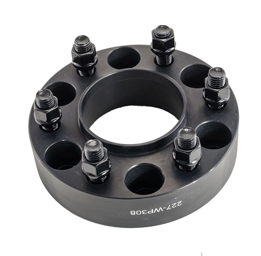 6x135 Wheel Spacers 1.5 inch Hubcentric 87mm Hub Bore M14x2.0 Studs For Ford Ford F150 Black 2pcs