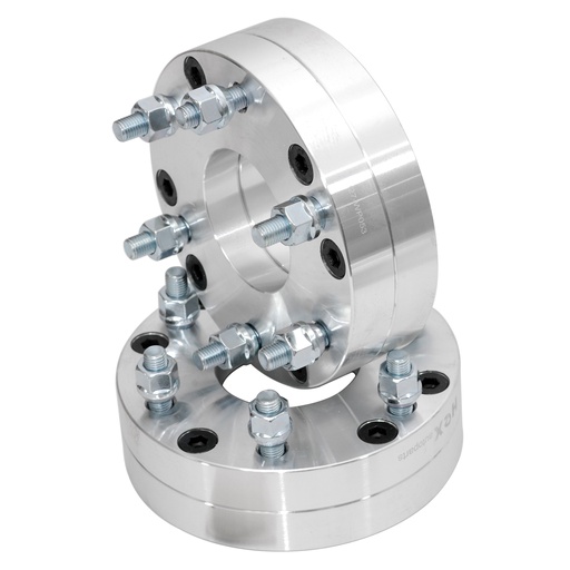 5x4.5 to 6x5.5 Wheel Adapters 2 inch 5x114.3 to 6x139.7 74mm Hub Bore 12x1.5 Thread Pitch 4pcs