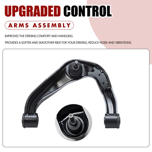 2005-2015 Nissan Xterra Front Uppper Control Arm With Ball Joint Sway Bars Tie Rods 12pcs