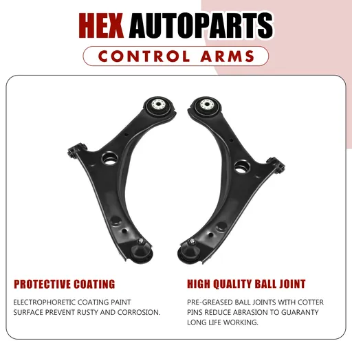2008-2016 Chrysler Town And Country Lower Control Arm With Ball Joint Sway Bars Tie Rods 10pcs