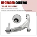 2009-2015 Honda Pilot Lower Control Arm With Ball Joint Sway Bars Tie Rods 8pcs