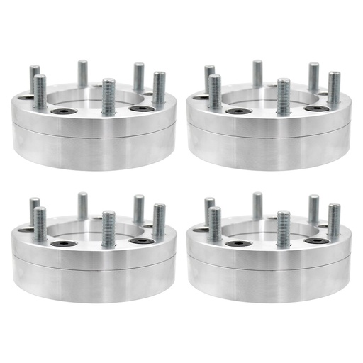 5x5.5 to 6x5.5 Wheel Adapters 2 inch 5x139.7mm To 6x139.7mm Conversion Wheel Adapter 108mm Hub Bore 14x1.5 Studs 4pcs