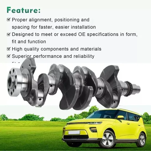 Engine Crankshaft With Connecting Rods And Bearing Set For Hyundai Tucson Kia Soul 2014-2017
