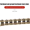 530 Gold O Ring Chain 170 Links For Custom Extended Swingarm Motorcycles Bikes