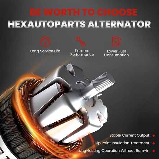 2008-2012 Honda Accord Alternator 2.4L 11390