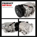 2007 2008 2009 Nissan Sentra AC Compressor 2.5L CO 10886C