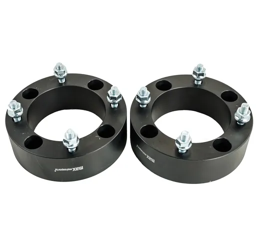 4x156 Wheel Spacers 2 inch 131mm Centerbore 3/8"-24 Studs For Polaris Ranger RZR Sportsman Xplorer 4pcs