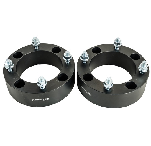 4x156 Wheel Spacers 2 inch 131mm Centerbore 3/8"-24 Studs For Polaris Ranger RZR Sportsman Xplorer 4pcs