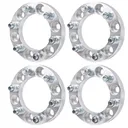 6x5.5 Wheel Spacers 1 inch 6x139.7 108mm Hub Bore 14x1.5 Studs For Cadillac Chevy GMC Trucks SUV Van 4pcs