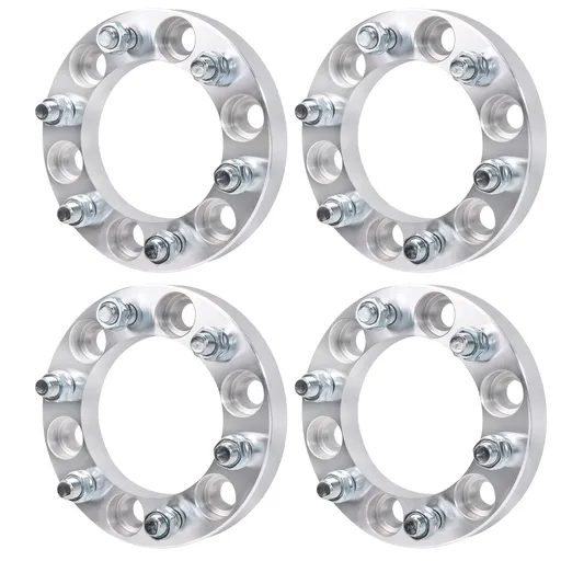 6x5.5 Wheel Spacers 1 inch 6x139.7 108mm Hub Bore 14x1.5 Studs For Cadillac Chevy GMC Trucks SUV Van 4pcs