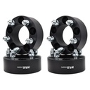 5x4.5 Wheel Spacers 2 inch 82.50mm Hub Bore 1/2"x20 Studs For Ford Mustang Edge Ranger Explorer Black 4pcs