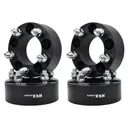5x4.5 Wheel Spacers 2 inch 82.50mm Hub Bore 1/2"x20 Studs For Ford Mustang Edge Ranger Explorer Black 4pcs