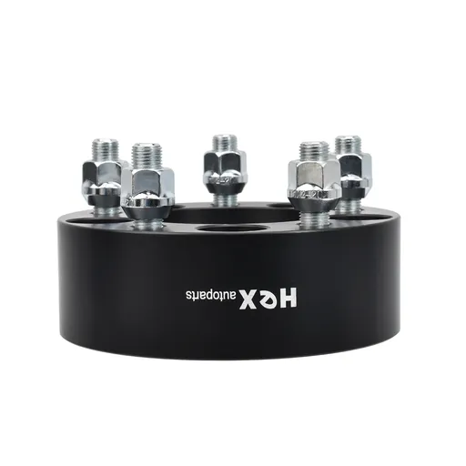 5x4.5 Wheel Spacers 2 inch 82.50mm Hub Bore 1/2"x20 Studs For Ford Mustang Edge Ranger Explorer Black 4pcs