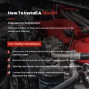 2002-2006 Honda CRV Starter 2.4L SMU0416 17844 31200-PPA-505