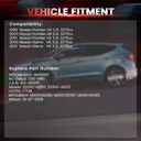2000 2001 Nissan Xterra Starter 3.3L 23300-4S100 17738