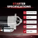 2006-2012 Mitsubishi Eclipse Starter 3.8L 17907