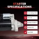 2009 2010 Pontiac Vibe Starter 1.8L 19049