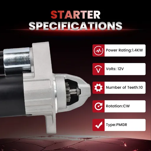 2015 2016 2017 Chrysler 200 Starter L4 2.4L 68084005AA M000T39071 SMT0440