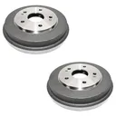 1997-2001 Honda CRV Front Rear Drilled Slotted Brake Rotors Ceramic Brake Pads Rear Brake Drum Shoes