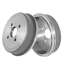 1998-2002 Toyota Corolla Front Rear Drilled Slotted Brake Rotors Ceramic Brake Pads Rear Brake Drum Shoes