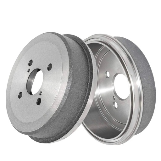 1998-2002 Toyota Corolla Front Rear Drilled Slotted Brake Rotors Ceramic Brake Pads Rear Brake Drum Shoes